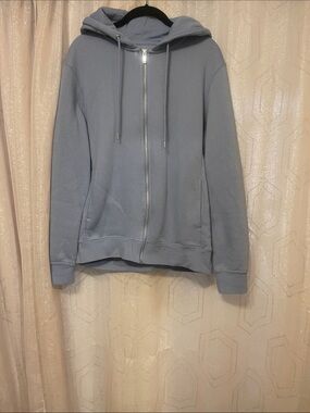 Primark Pale Blue Full-Zip Hooded Sweatshirt